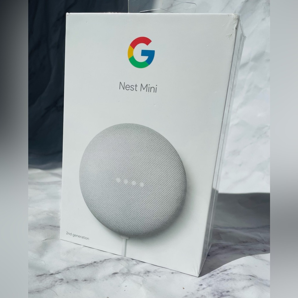 NWT Google nest mini with free dark blue duck